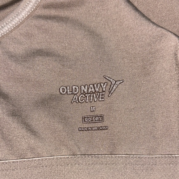 Old Navy Tan and Yellow Sports Bra - Picture 4 of 4